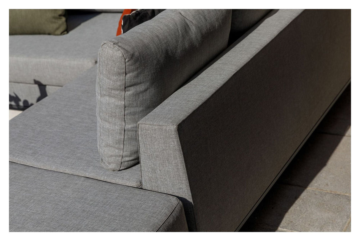 SICILI횏 Loungesofa h첩jrevendt, Gr책 - Unoliving.com