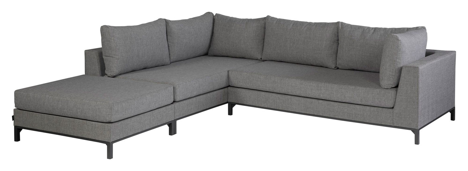 SICILI횏 Loungesofa venstrevendt, Gr책 - Unoliving.com