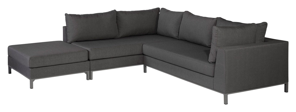 SICILI횏 Loungesofa venstrevendt, M첩rkegr책 - Unoliving.com