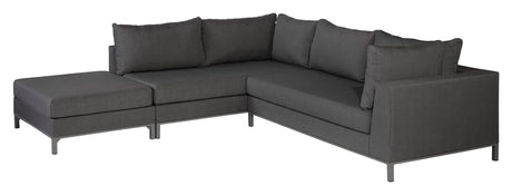SICILI횏 Loungesofa venstrevendt, M첩rkegr책 - Unoliving.com