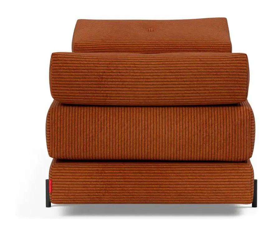 SIGMUND INDU Sovesofa, Corduroy/Burnt Orange - Unoliving.com