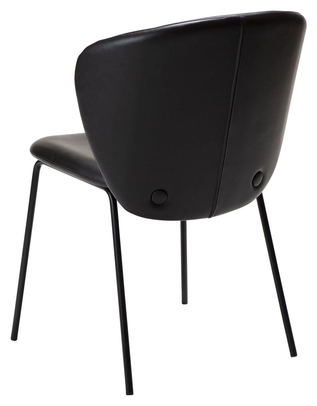 STAY Spisebordsstol, Sort art. Læder - Unoliving.com