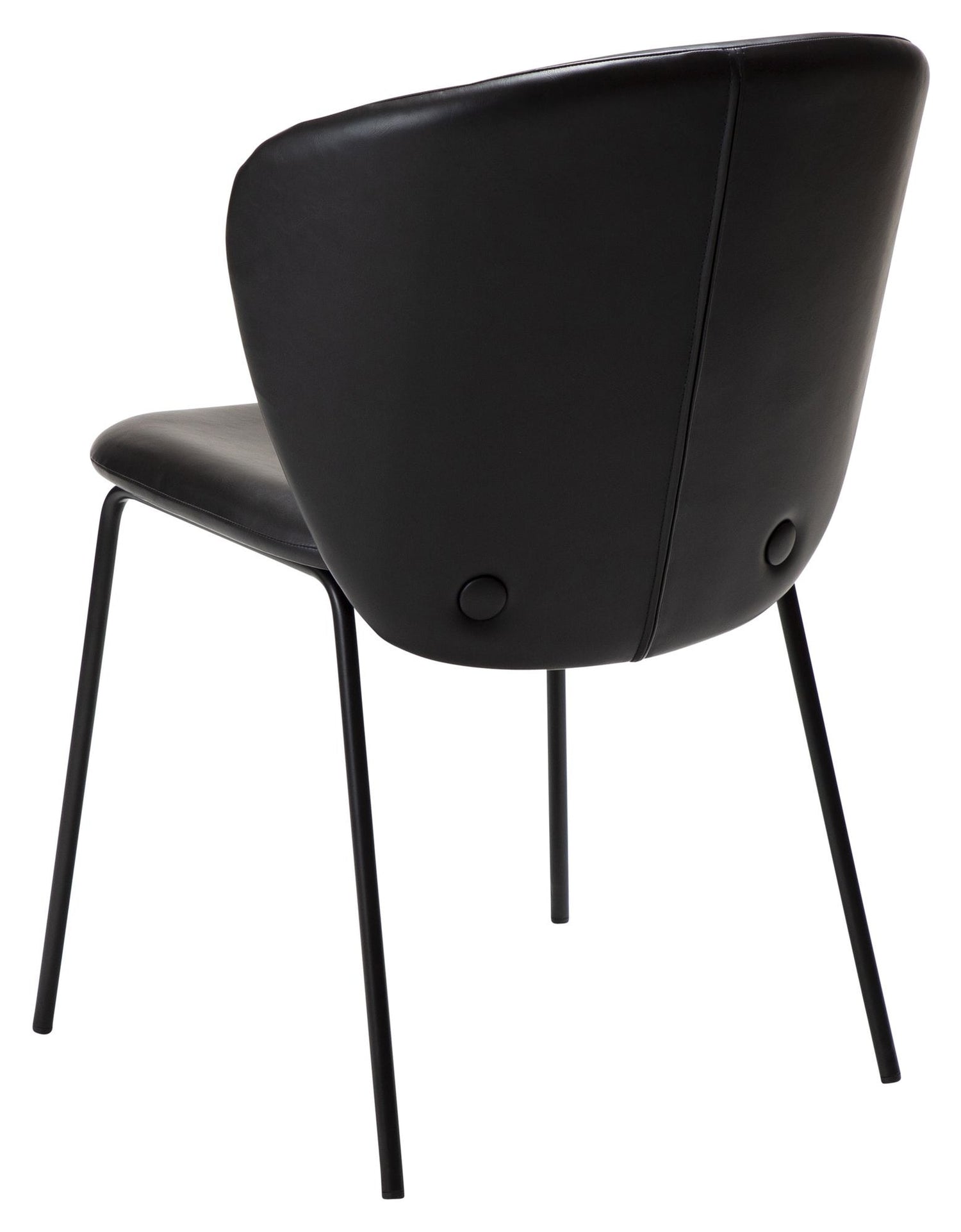 STAY Spisebordsstol, Sort art. Læder - Unoliving.com