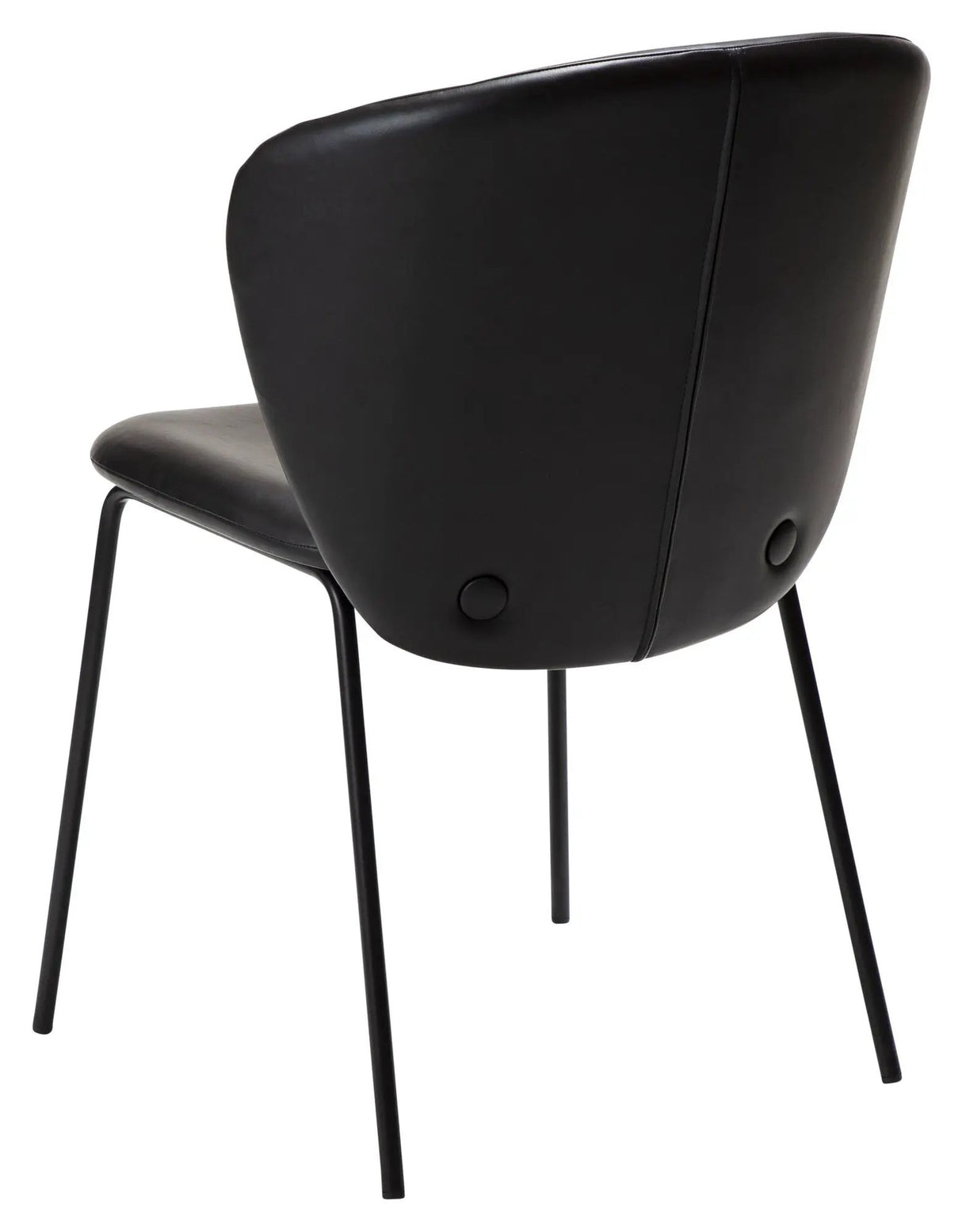 STAY Spisebordsstol, Sort art. Læder - Unoliving.com