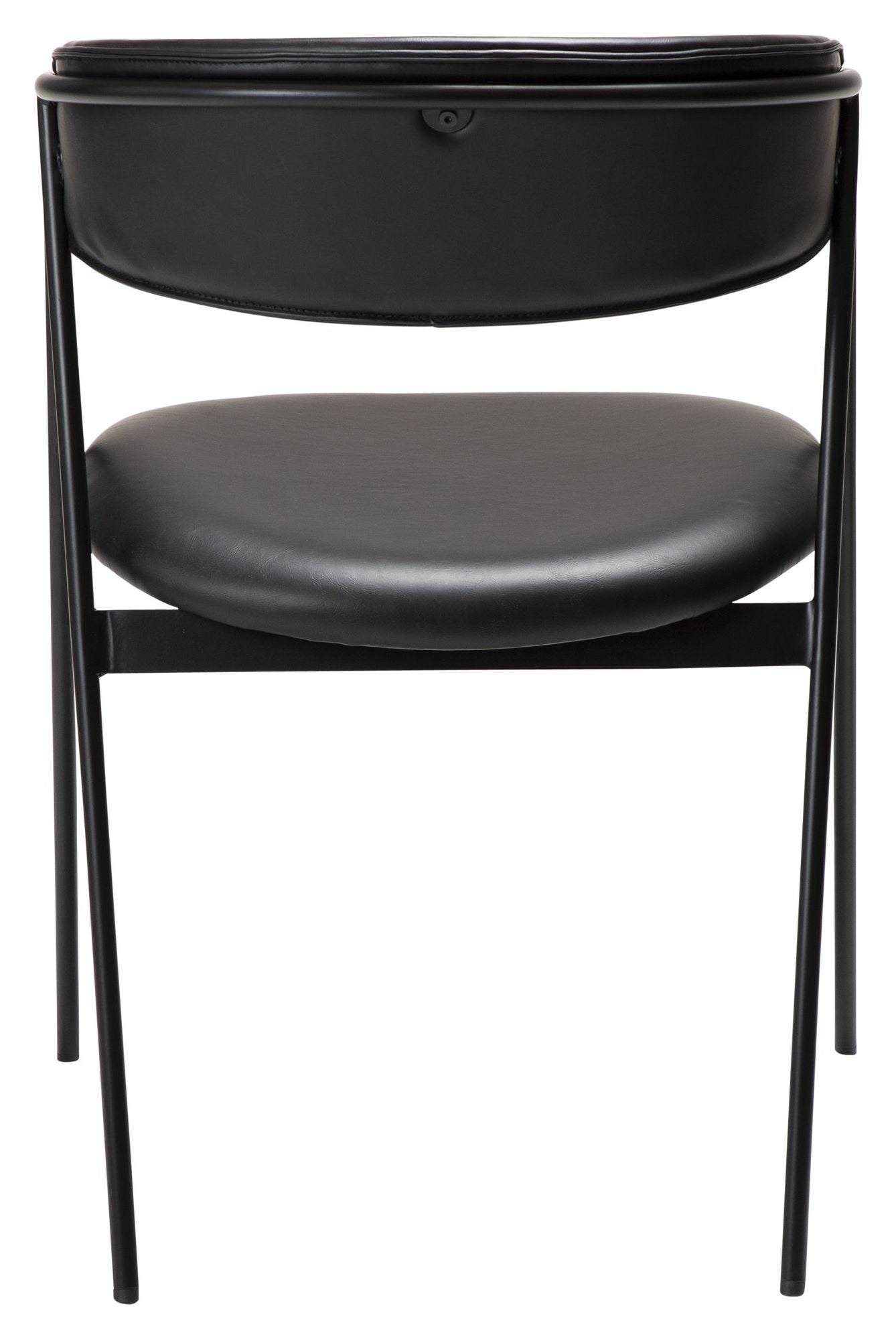 SWELL Spisebordsstol, Sort art. Læder - Unoliving.com
