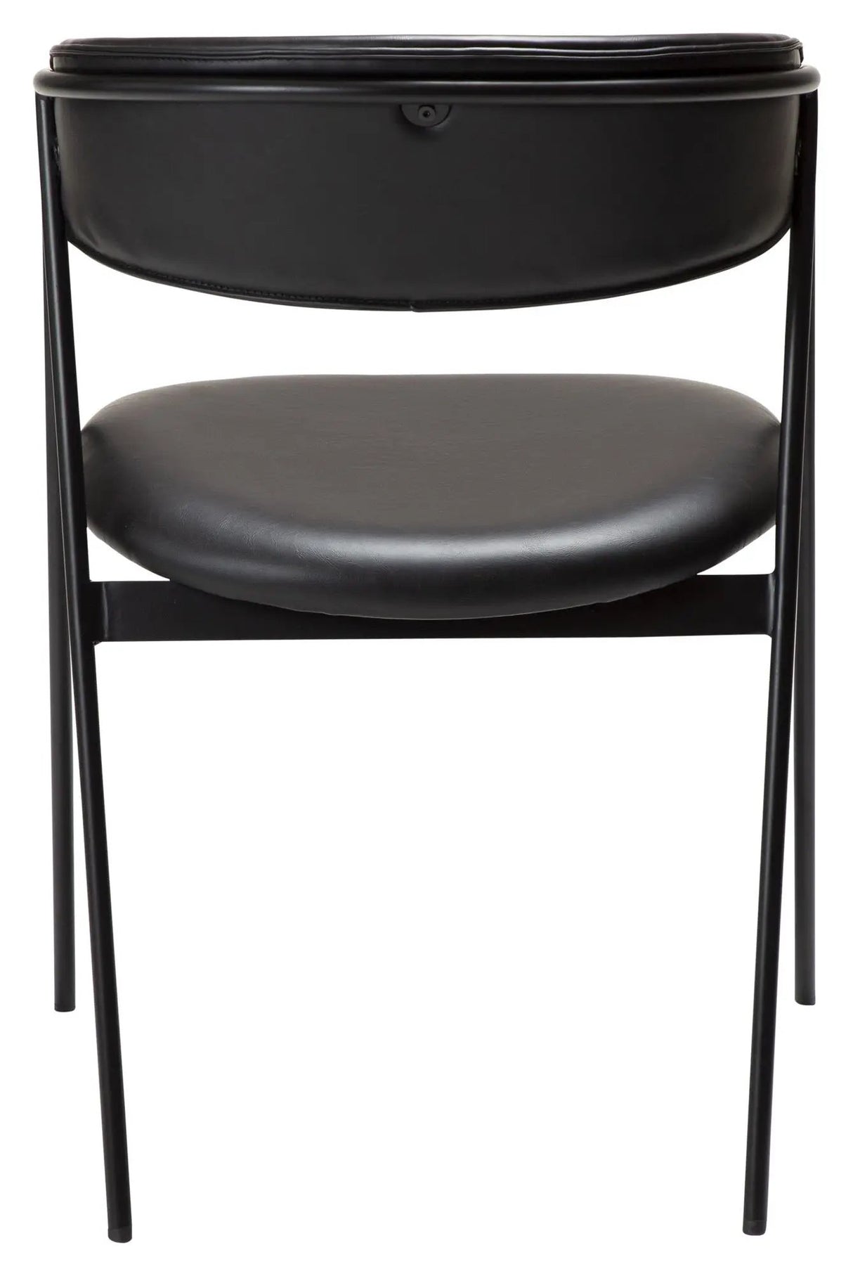 SWELL Spisebordsstol, Sort art. Læder - Unoliving.com