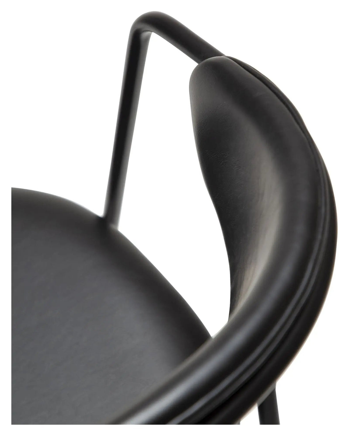 SWELL Spisebordsstol, Sort art. Læder - Unoliving.com