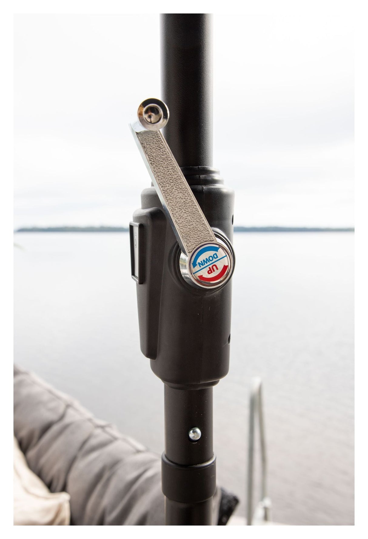 Sabal Parasol m. LED lys- Sort - Unoliving.com