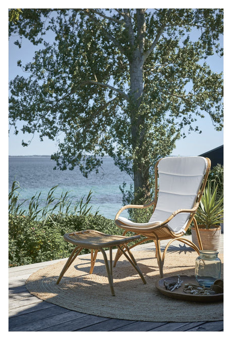 Sæde og Ryghynde til Monet Loungestol, Hvid - Unoliving.com
