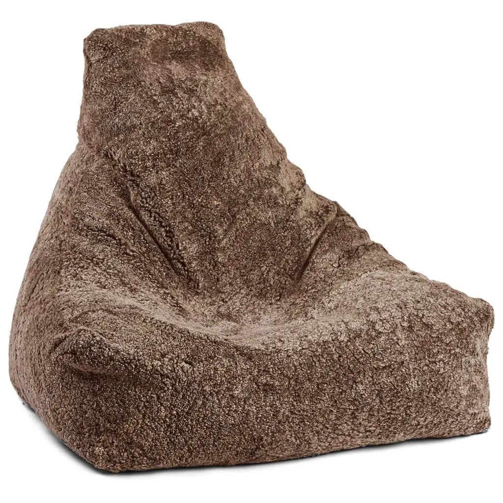 Sækkestol, Korthåret Premium NZ lammeskind, Taupe