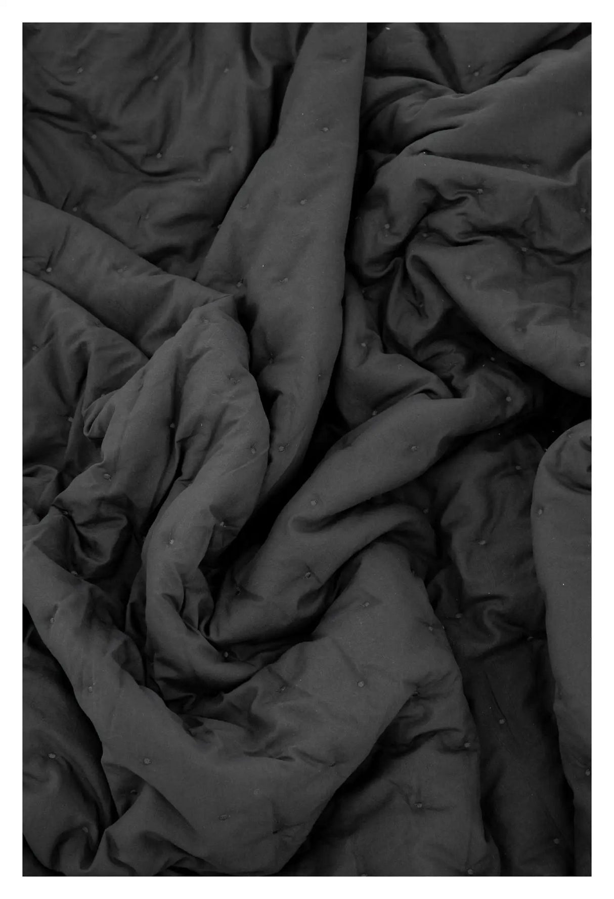 Sally Sengetæppe 260x260 - Antracit - Unoliving.com