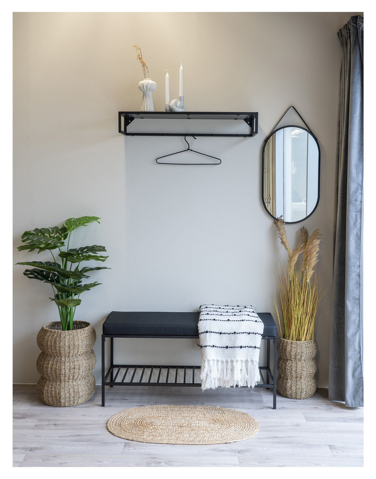 Sarbas Kurve i søgræs, Natur, Sæt af 2 - Unoliving.com