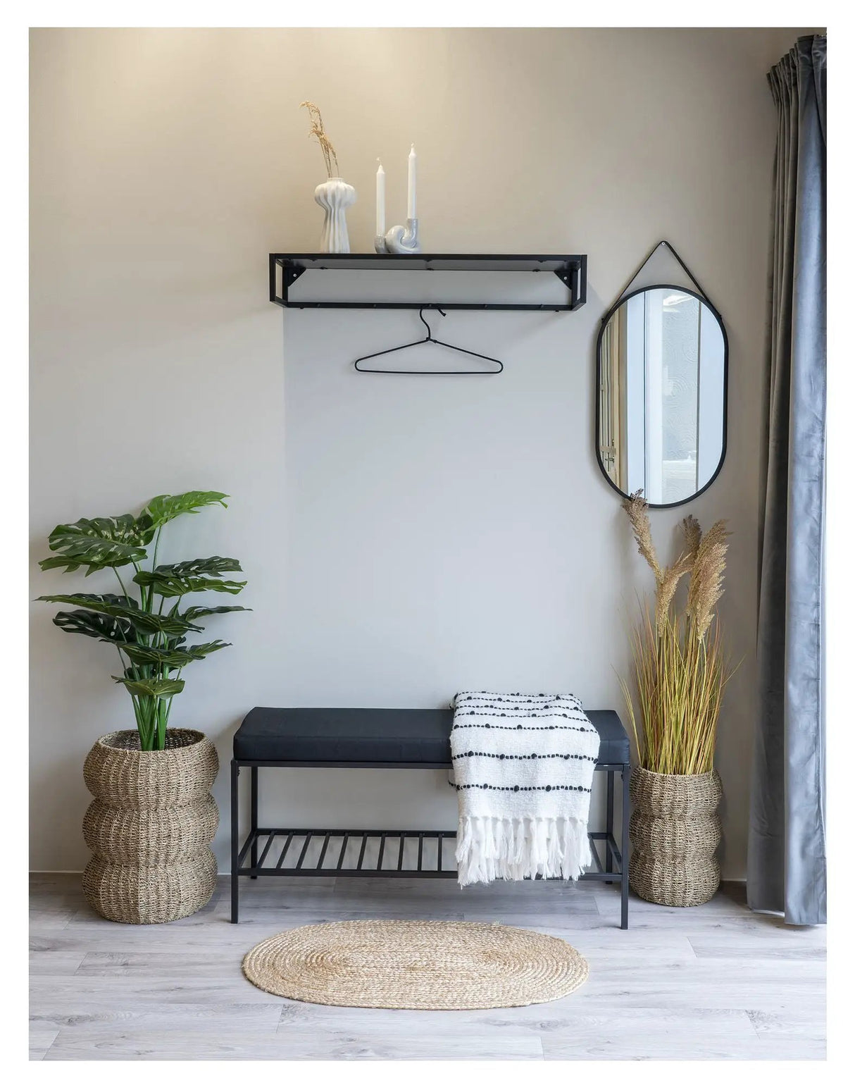 Sarbas Kurve i søgræs, Natur, Sæt af 2 - Unoliving.com