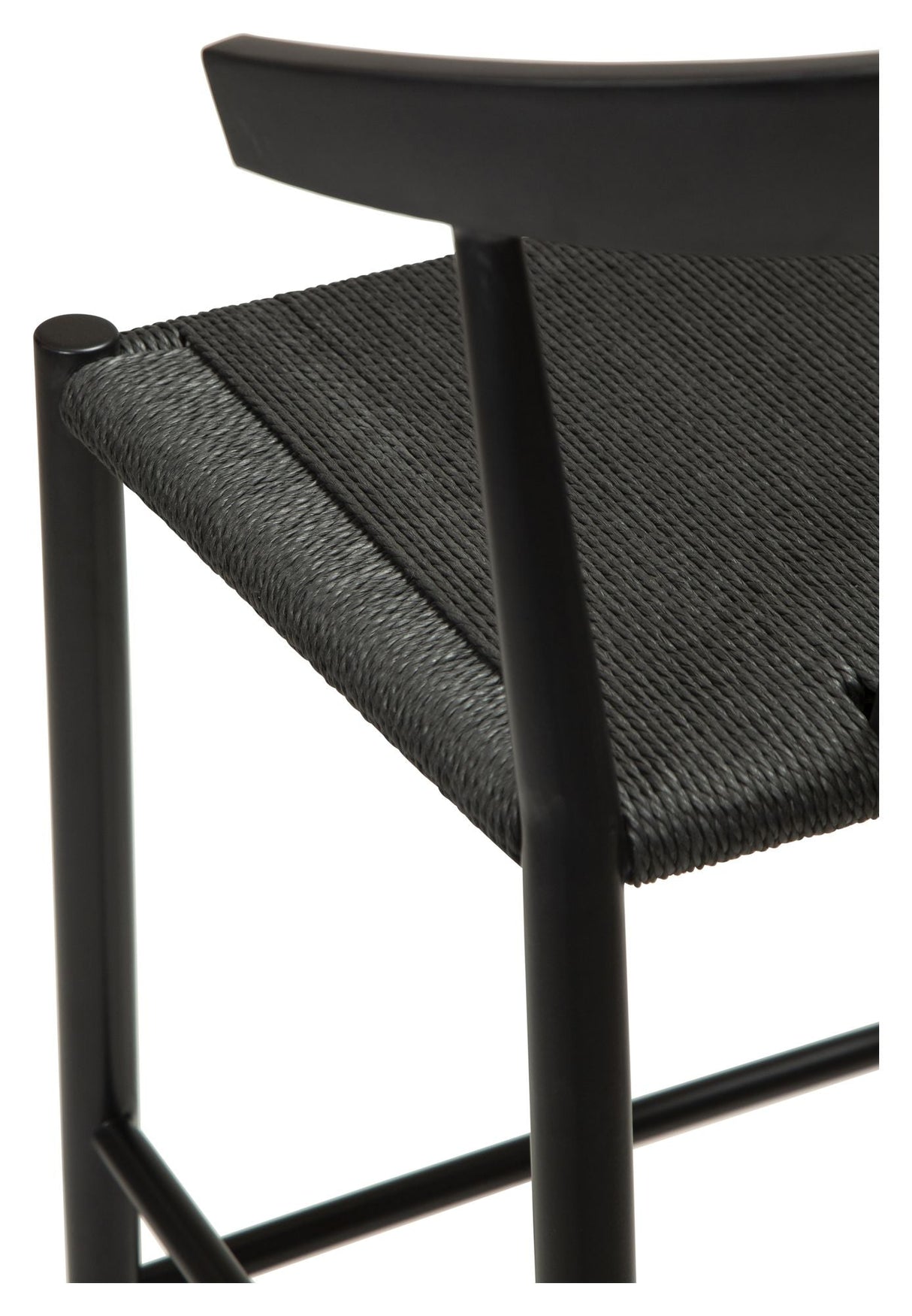 Sava Barstol, sort papirreb/sort stel - Unoliving.com