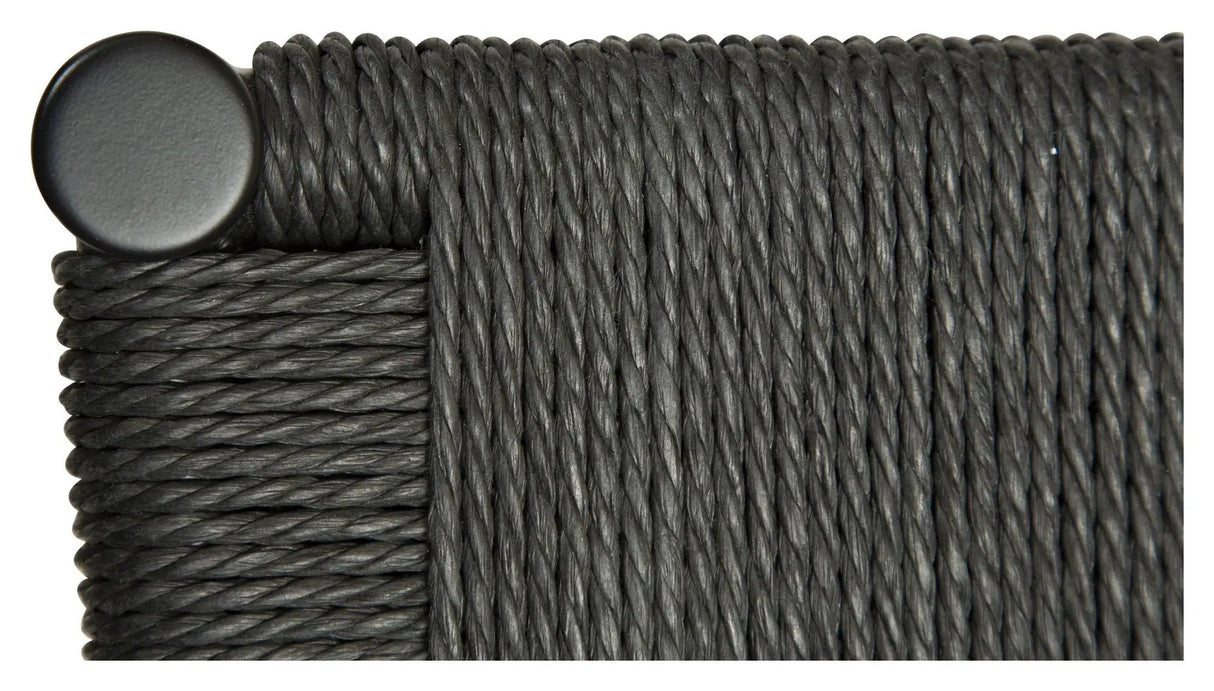 Sava barstol SH: 66.50cm, sort papirreb/sort stel - Unoliving.com