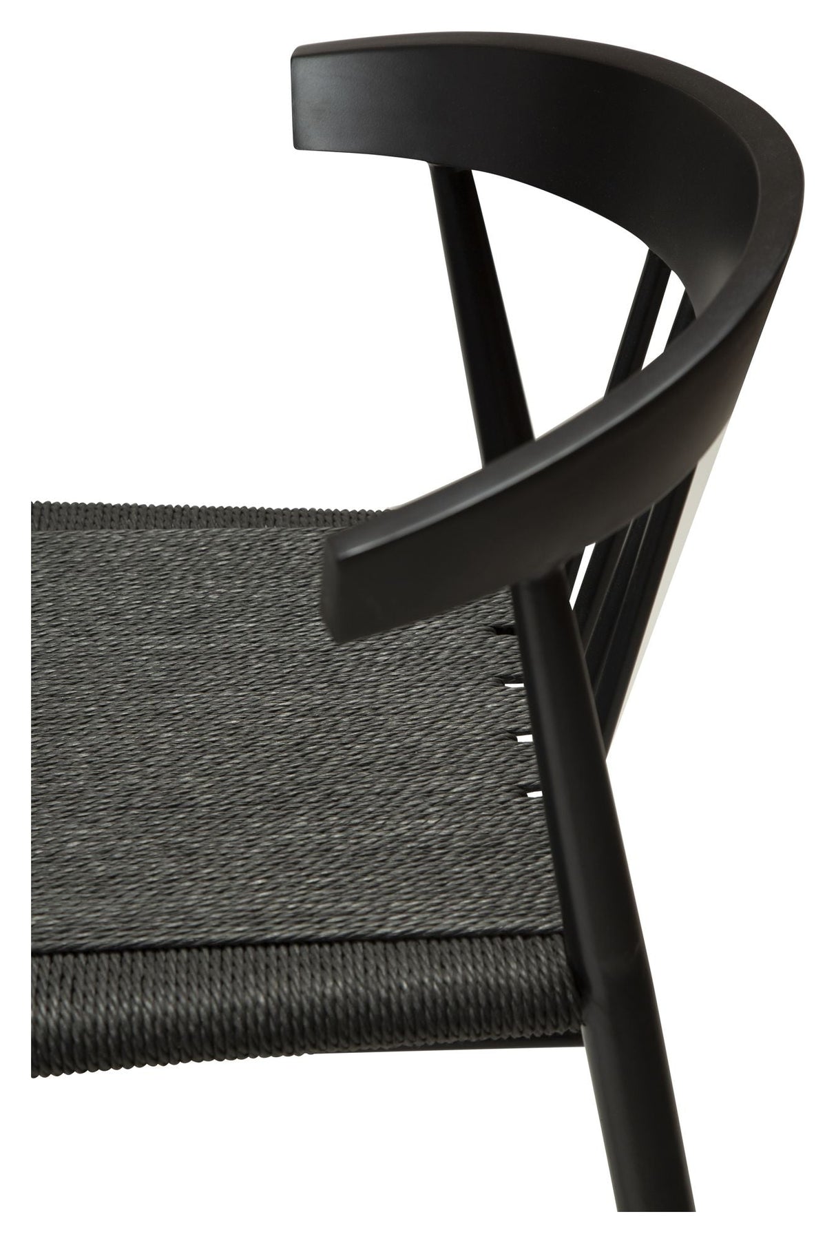 Sava barstol SH: 66.50cm, sort papirreb/sort stel - Unoliving.com