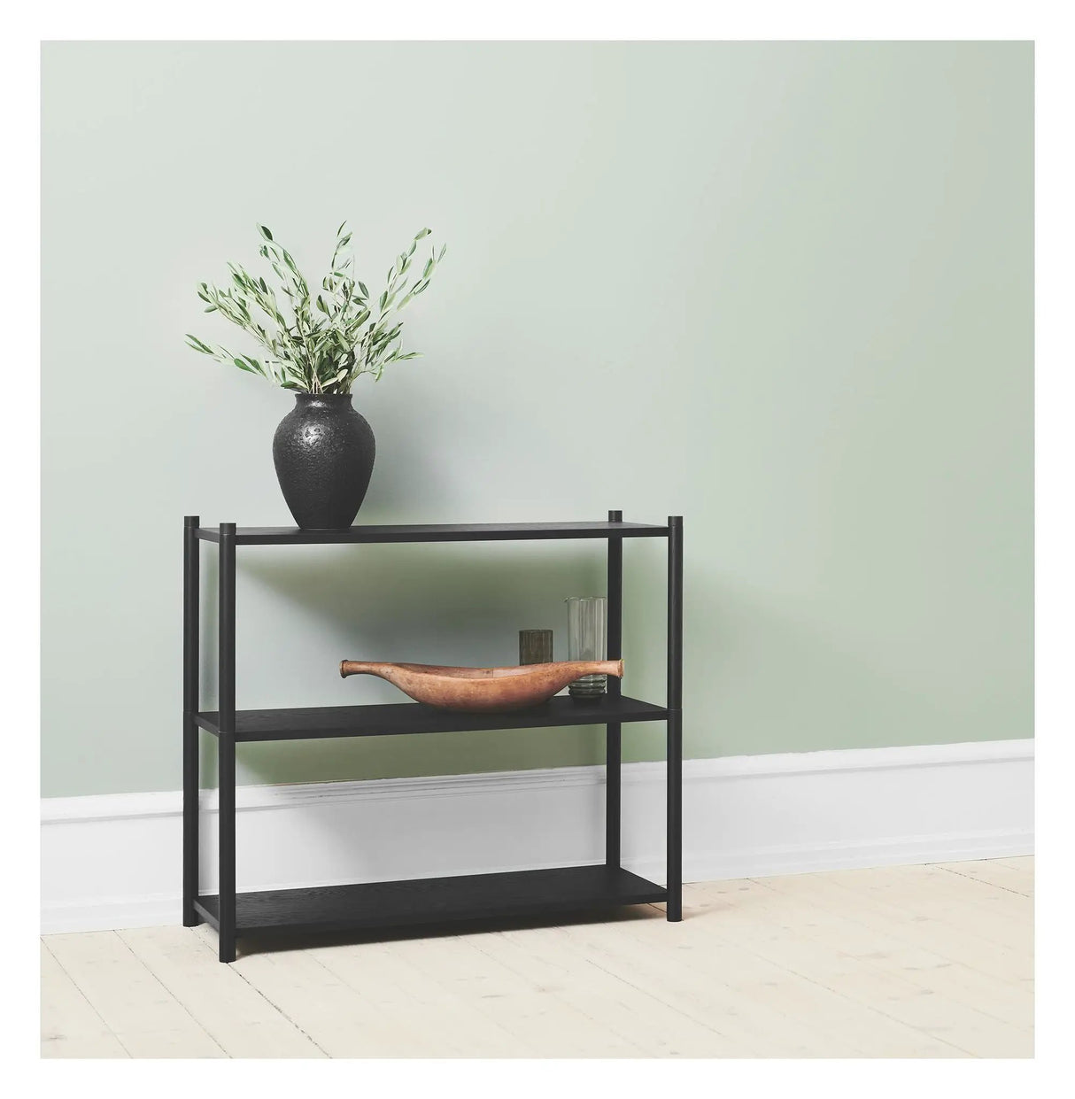 Sceene reol A, sort eg - Unoliving.com