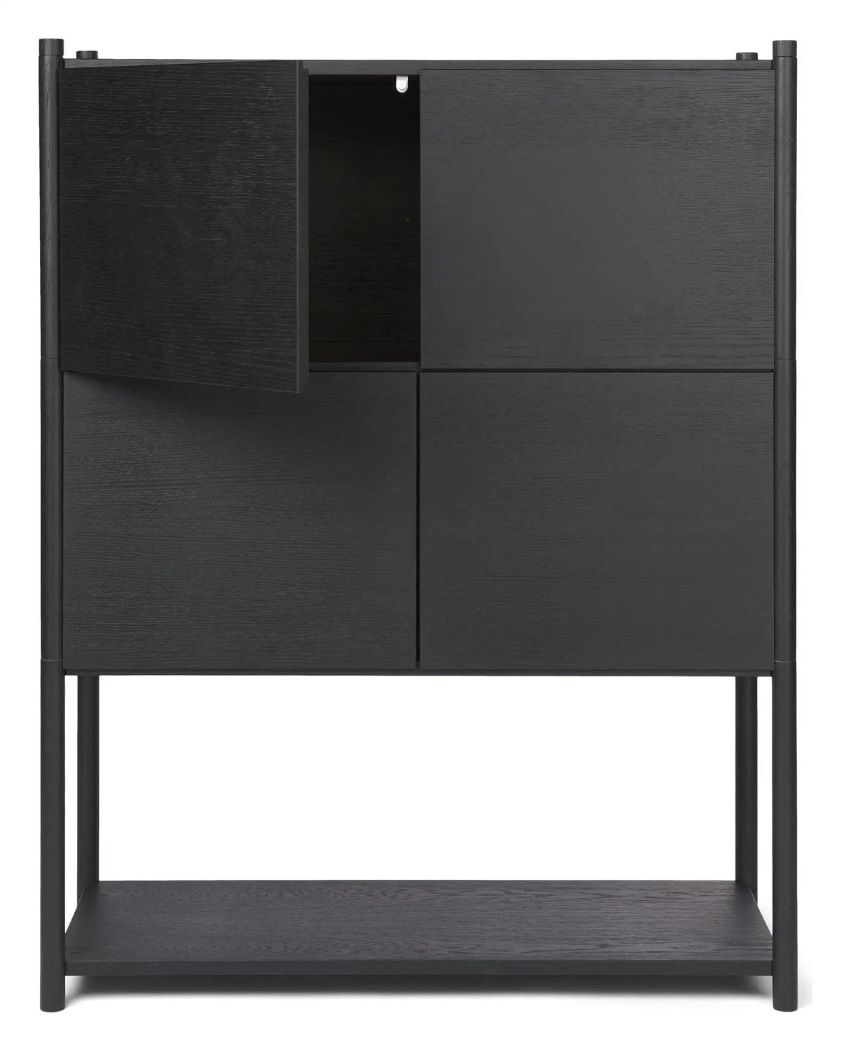 Sceene reol E, sort eg - Unoliving.com