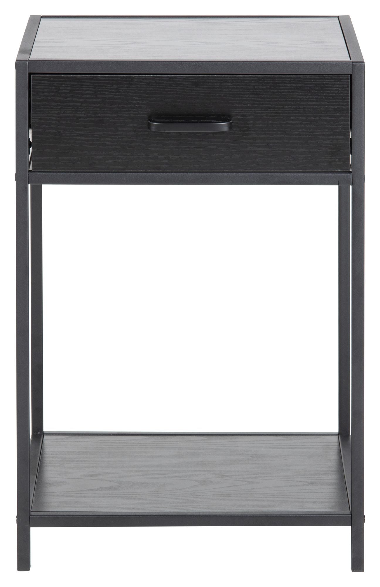 Seaford Sengebord m. skuffe, Sort - Unoliving.com