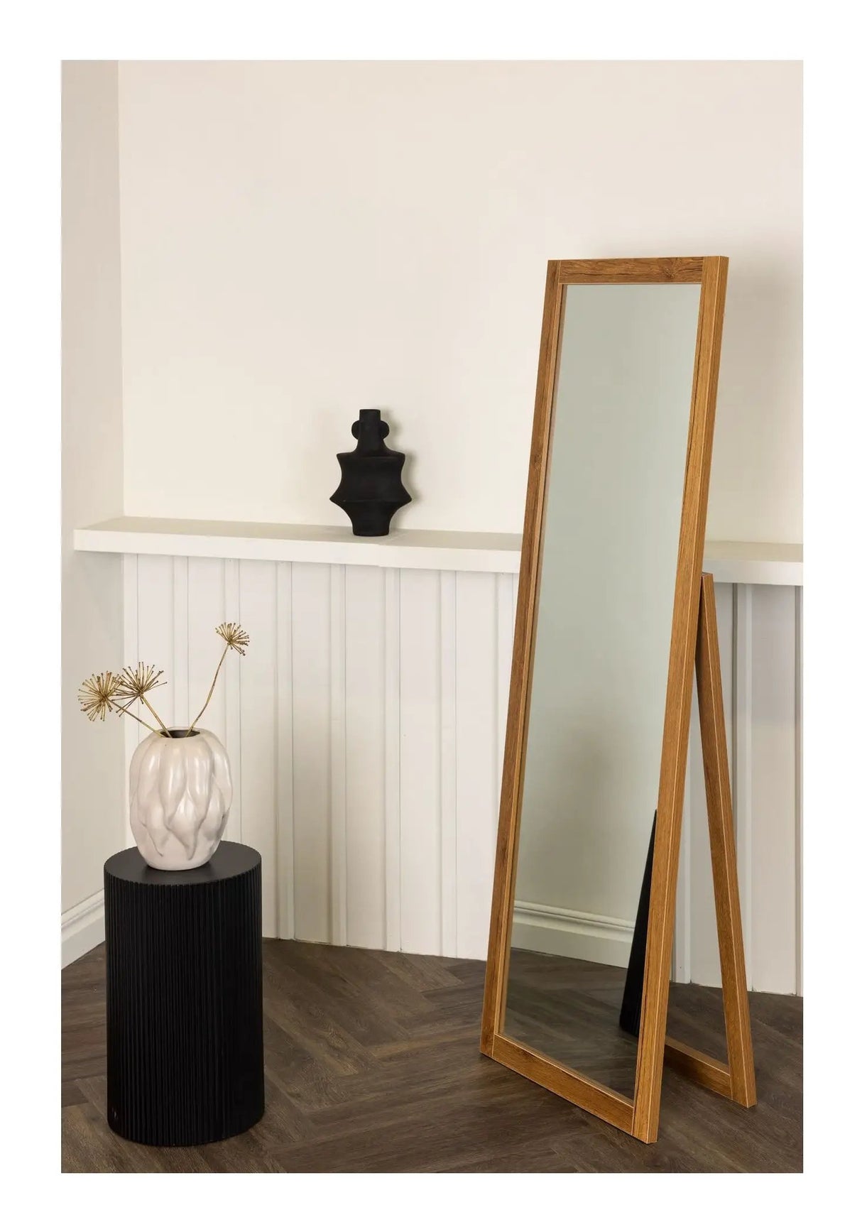 Sebring Spejl, MDF, Valnød, 170x40