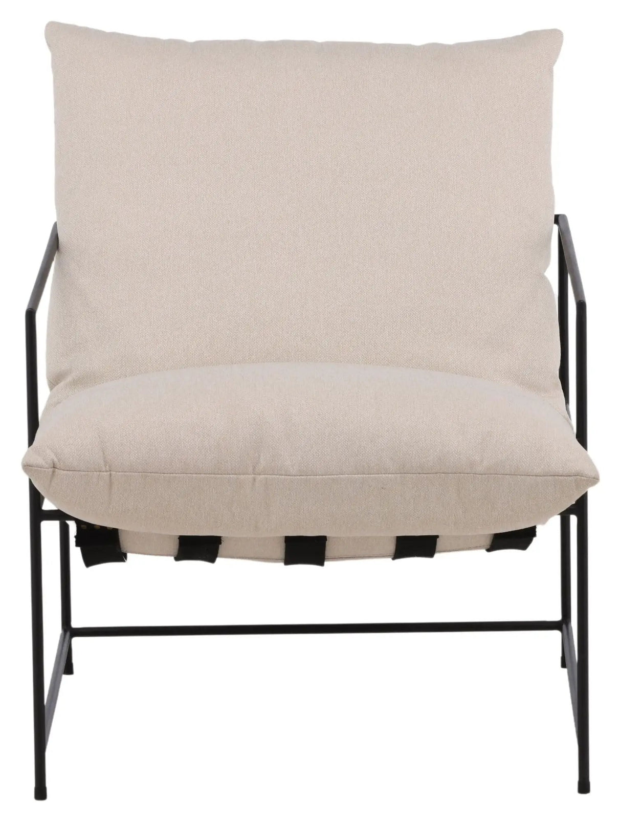 Sedalia Loungestol - Sort/Hvid - Unoliving.com