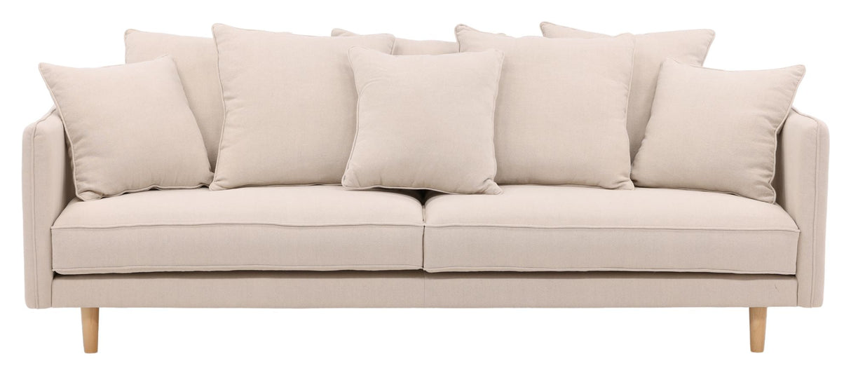 Segelskären 3-pers sofa - Beige linned - Unoliving.com
