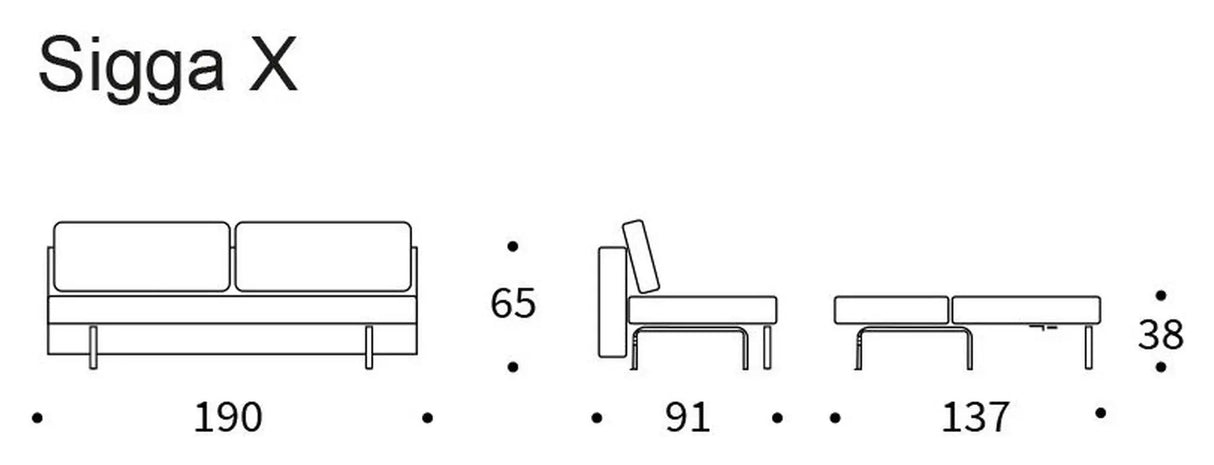 Sigga X Sovesofa, Sand - Unoliving.com