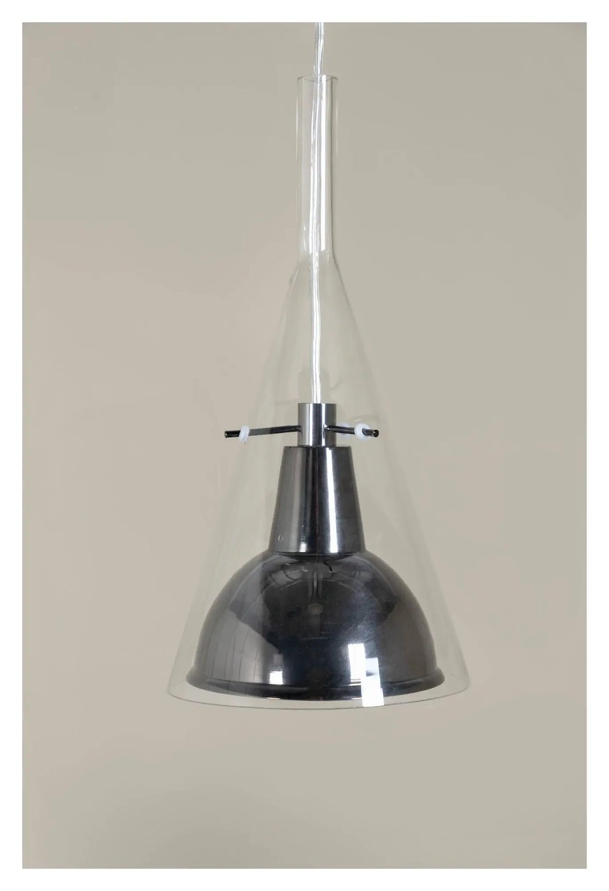 Sirius Pendel m. klar glas, Sort metal - Unoliving.com