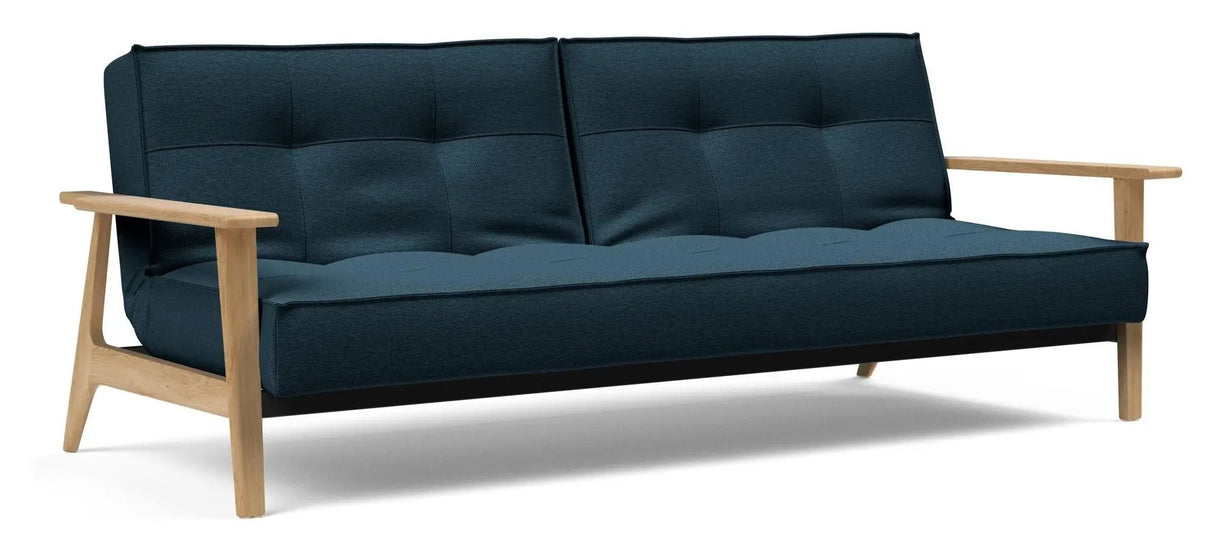 Splitback Frej Sovesofa, Eg, Argus/Navy Blue - Unoliving.com
