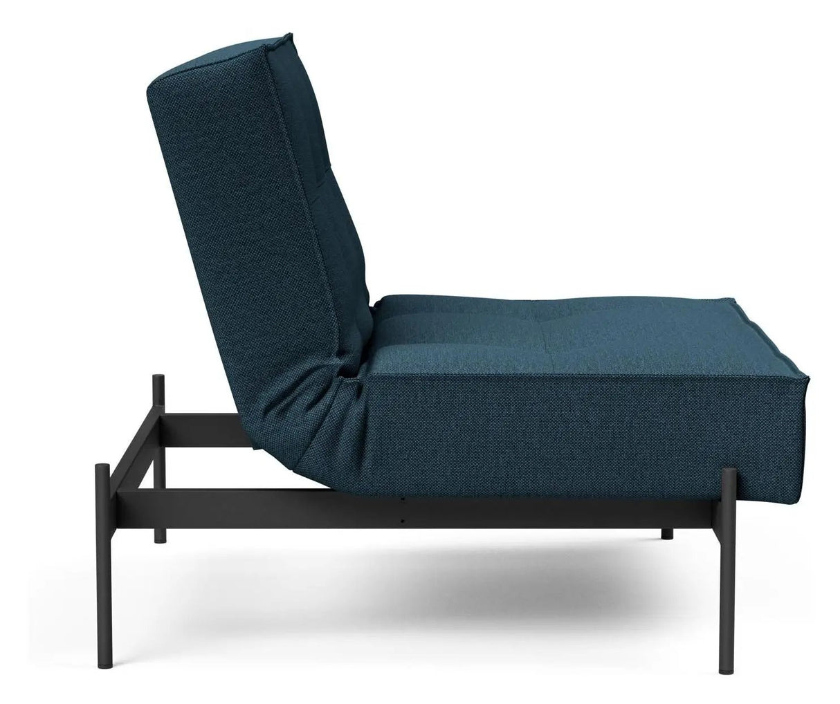 Splitback Lauge Loungestol, Argus/Navy Blue - Unoliving.com