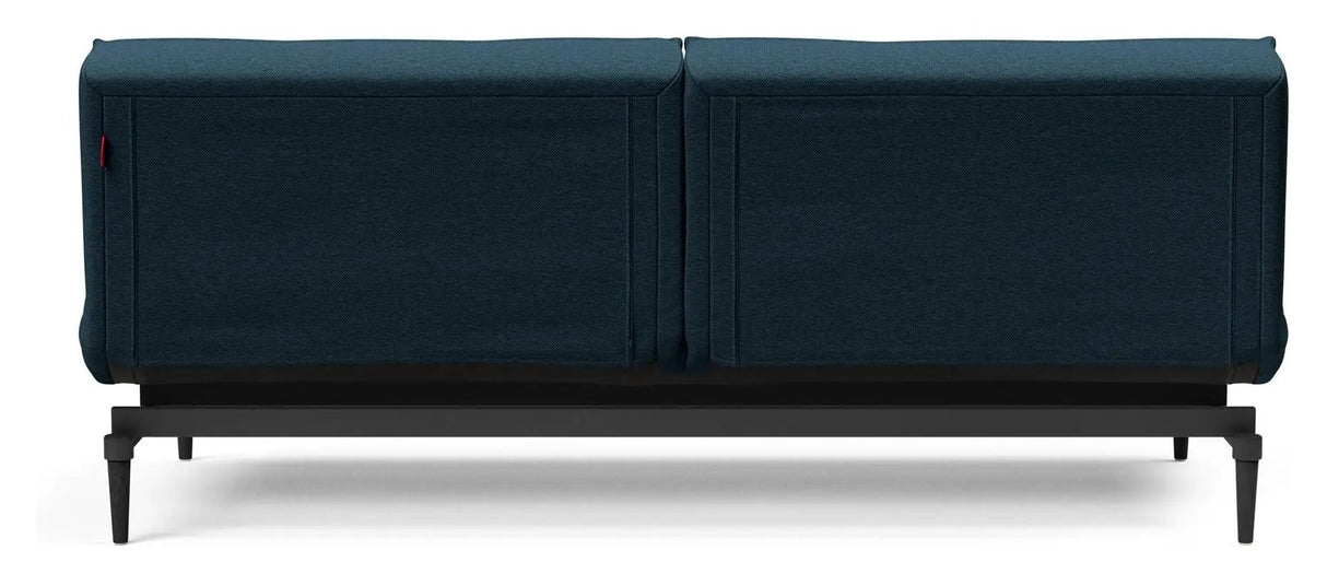 Splitback Styletto Sovesofa, Sort, Argus/Navy Blue - Unoliving.com