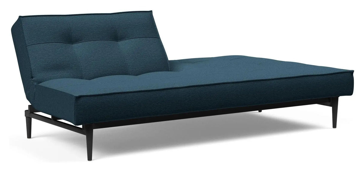 Splitback Styletto Sovesofa, Sort, Argus/Navy Blue - Unoliving.com