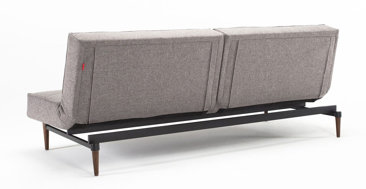 Splitback Styletto Sovesofa m. mørke træben, Mixed Dance/Grey - Unoliving.com