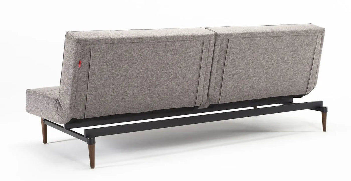 Splitback Styletto Sovesofa m. mørke træben, Mixed Dance/Grey - Unoliving.com