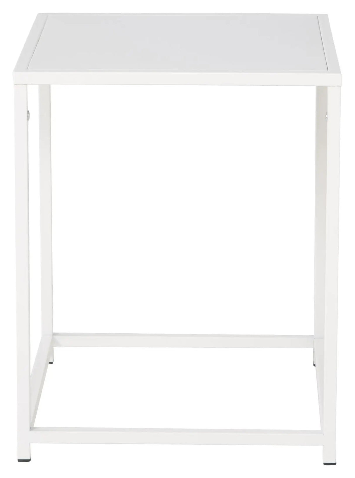 Staal, Sidebord, Hvid metal - Unoliving.com