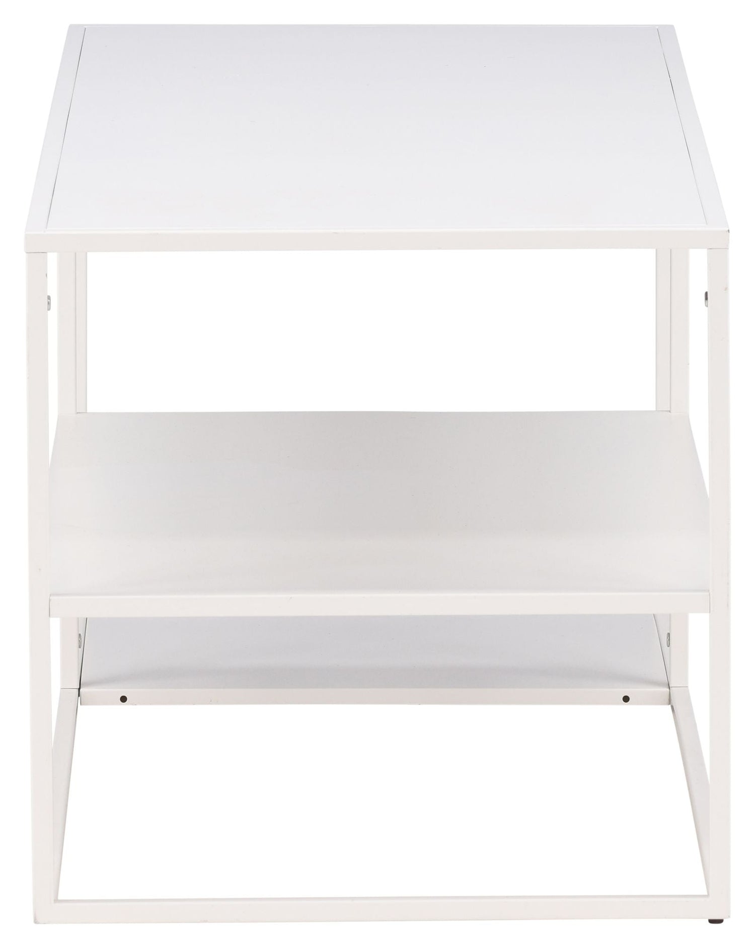 Staal Sofabord 120x50 - Hvid - Unoliving.com