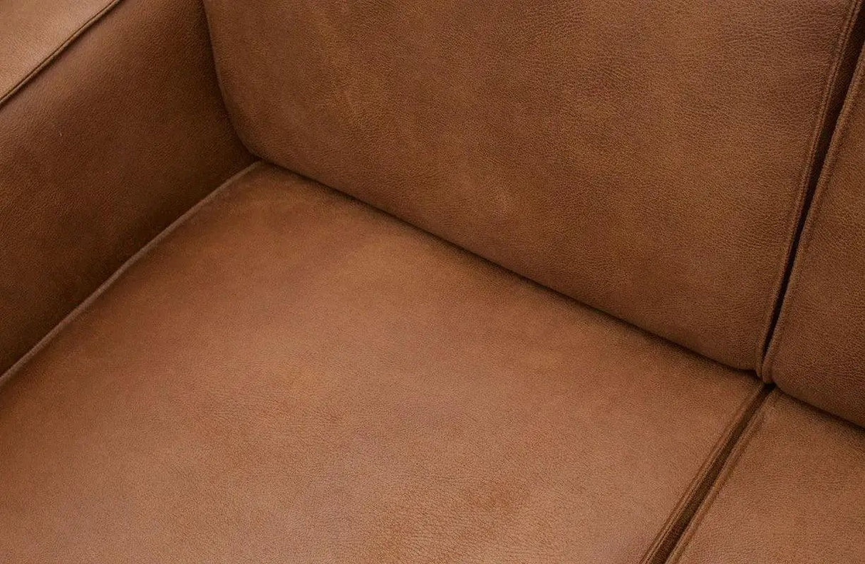 Statement Hjørnesofa m. open-end højre, Cognac - Unoliving.com