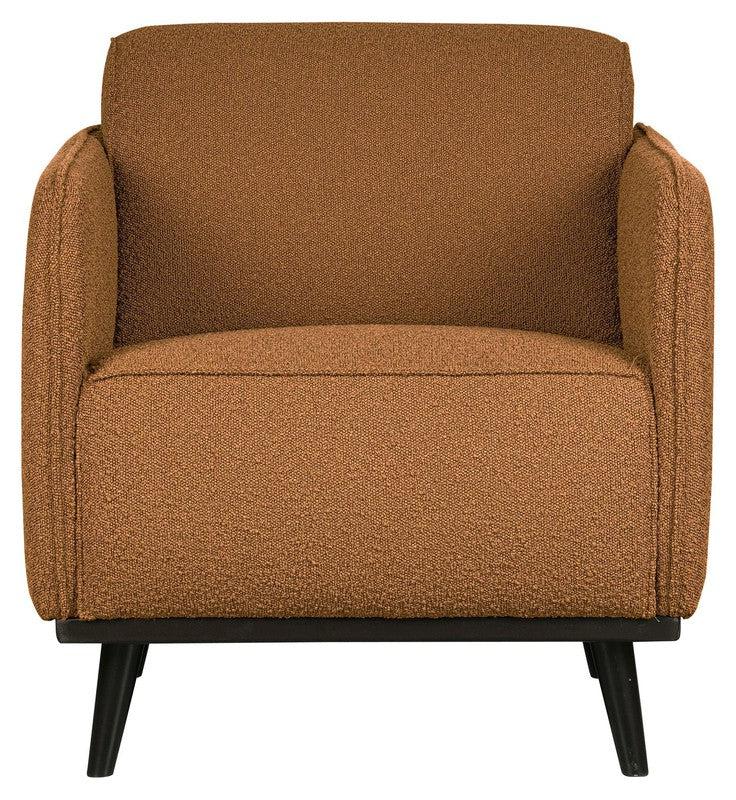 Statement Lænestol m. armlæn - Butter Bouclé - Unoliving.com