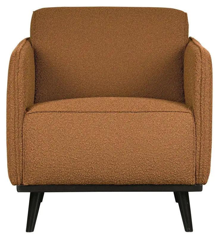 Statement Lænestol m. armlæn - Butter Bouclé - Unoliving.com