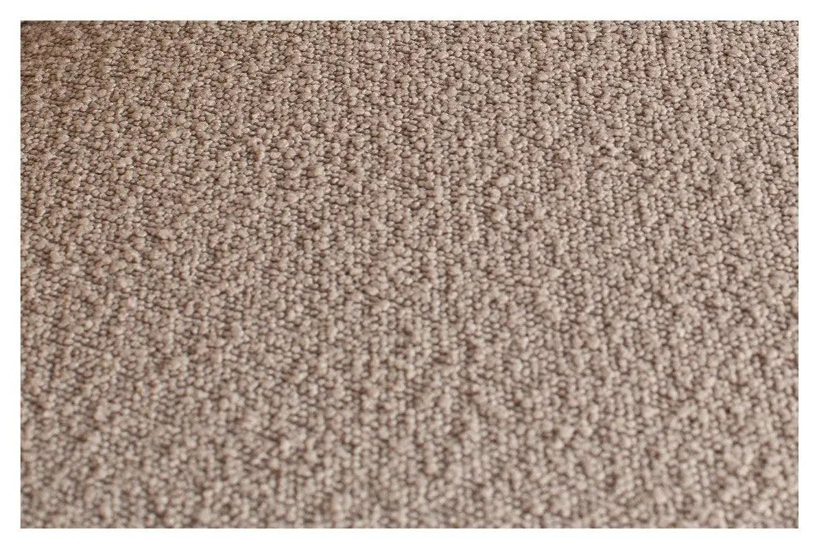 Statement Puf, Beige Bouclé - Unoliving.com