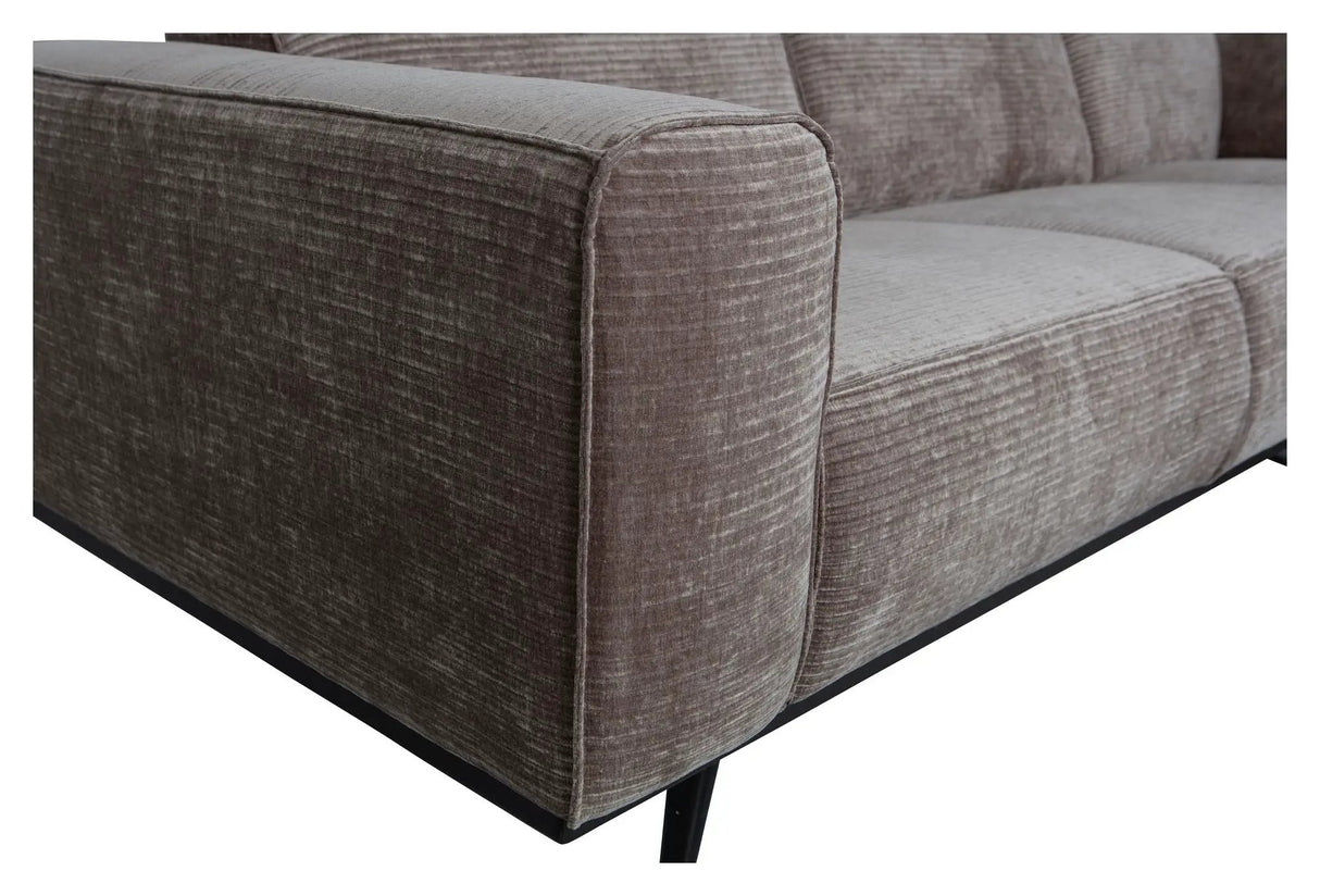 Statement Sofa m. højrevendtvendt Chaiselong, Taupe - Unoliving.com