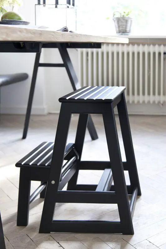 Step Skammel, Sortmalet mahogni