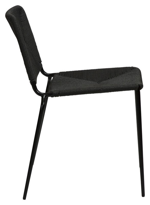 Stiletto Spisebordsstol, Sort Paper Cord - Unoliving.com