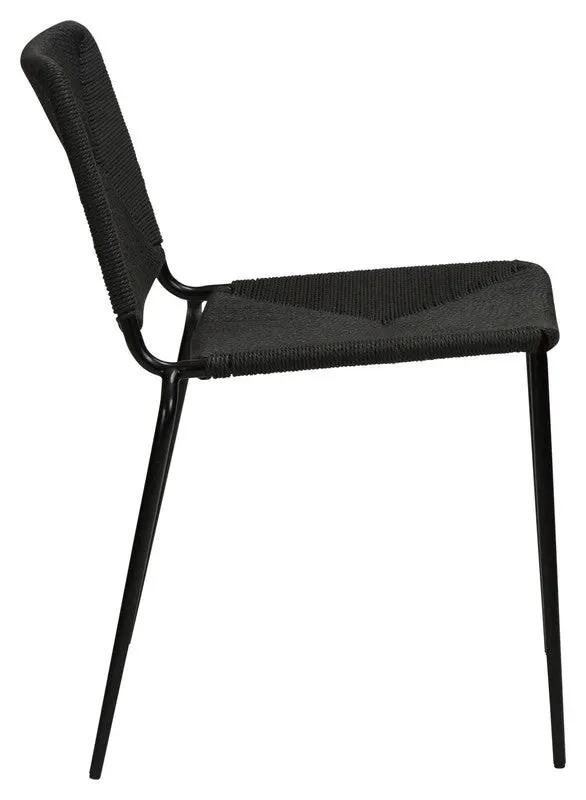 Stiletto Spisebordsstol, Sort Paper Cord - Unoliving.com
