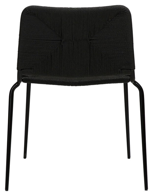 Stiletto Spisebordsstol, Sort Paper Cord - Unoliving.com