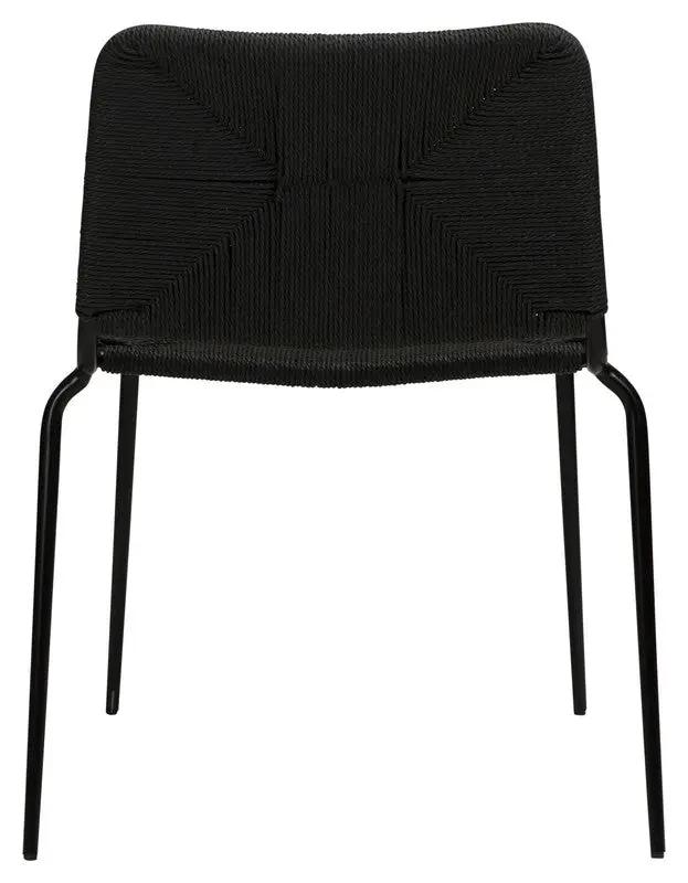 Stiletto Spisebordsstol, Sort Paper Cord - Unoliving.com
