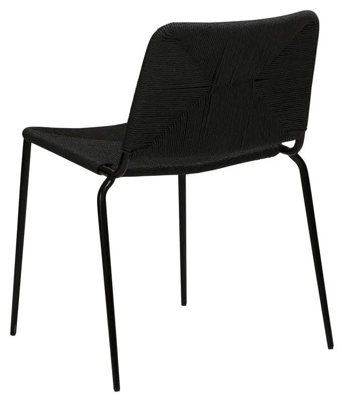 Stiletto Spisebordsstol, Sort Paper Cord - Unoliving.com