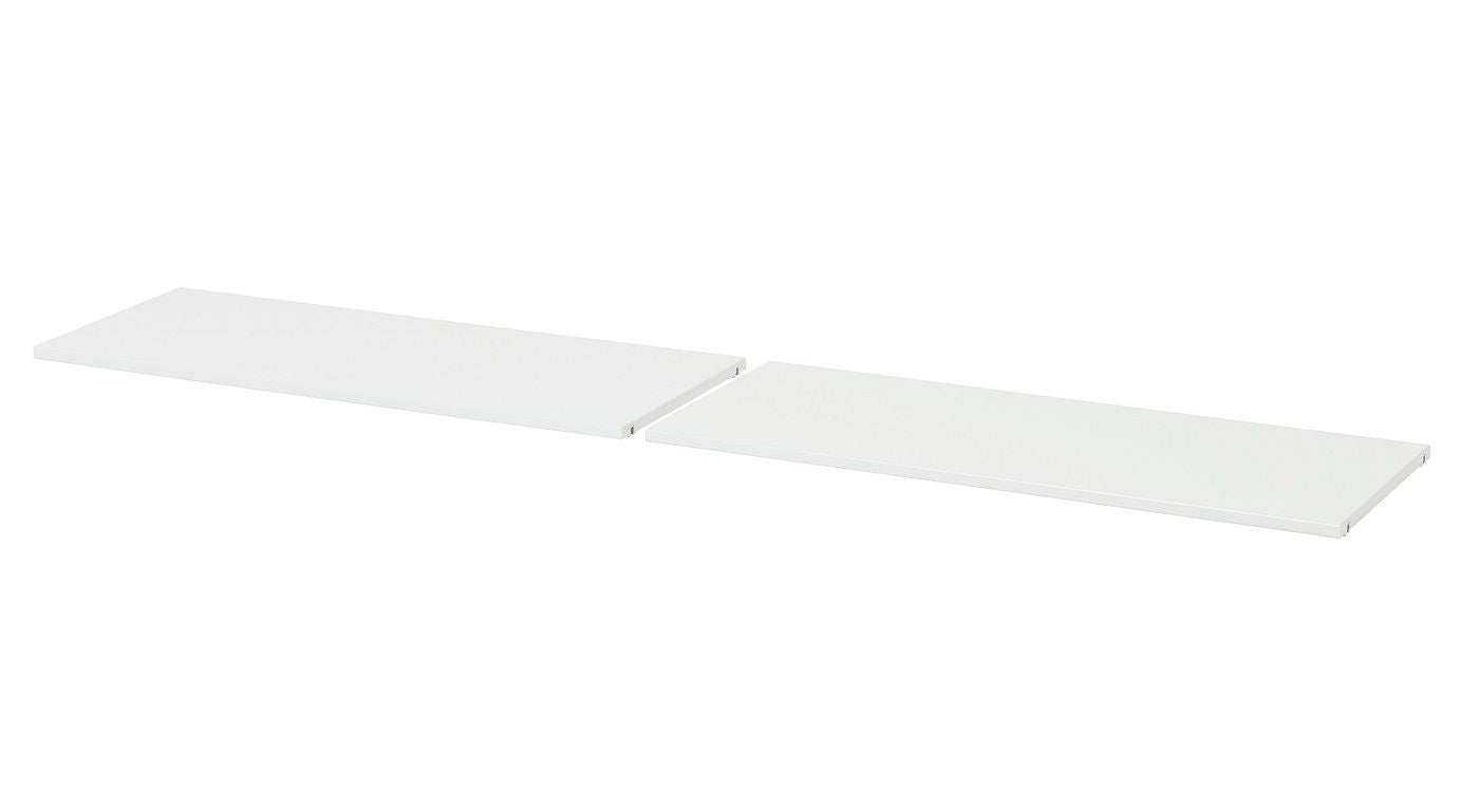 Storey 2 stk. Hylder 100 cm, Hvid - Unoliving.com