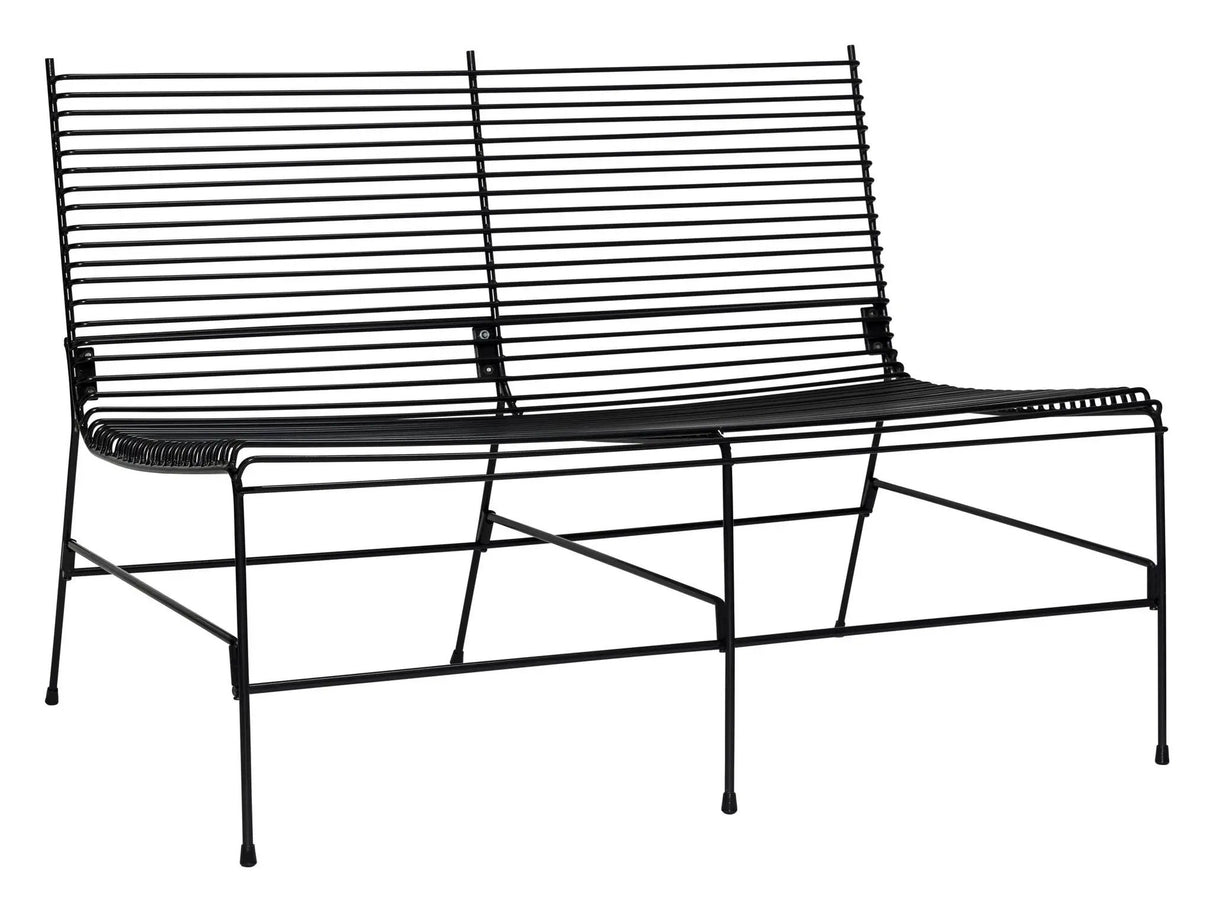 String Havebænk, Sort - Unoliving.com