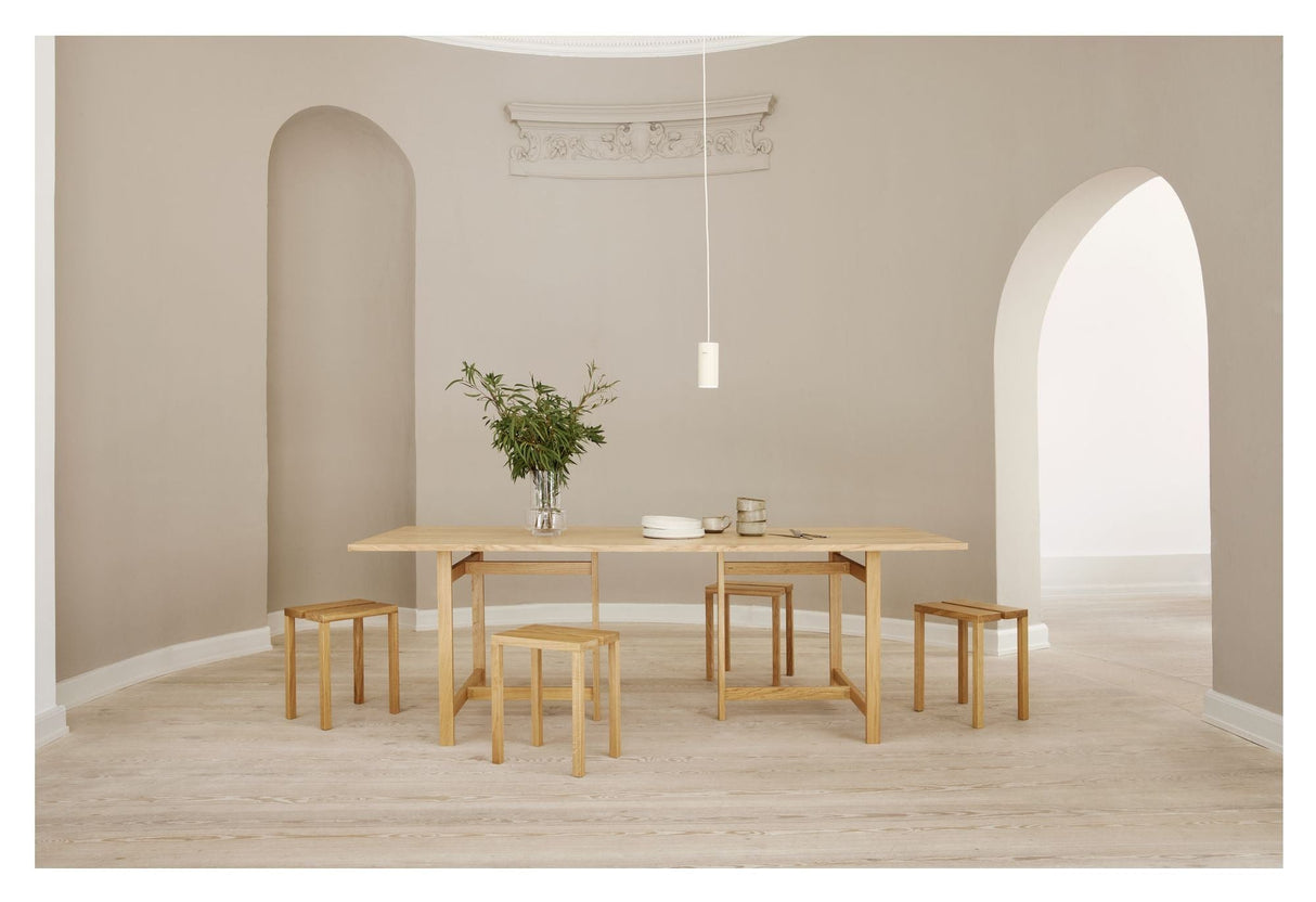 T-Frame Spisebord, 220x90, Eg - Unoliving.com